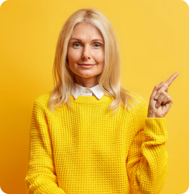 infinity_female-pointing